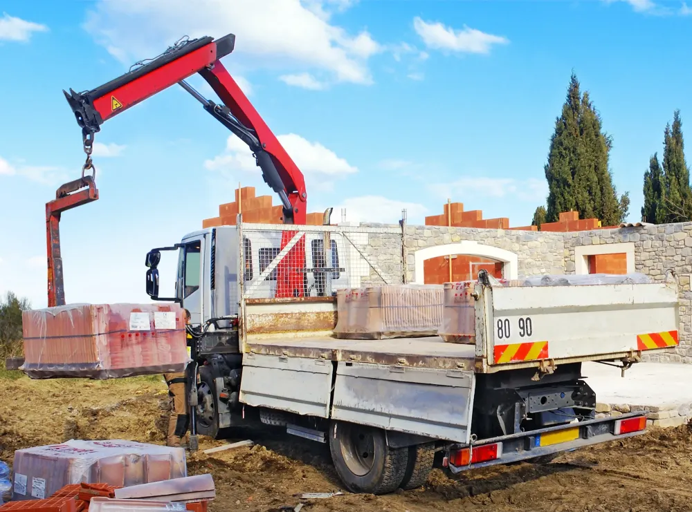 Camion grue à Alençon 